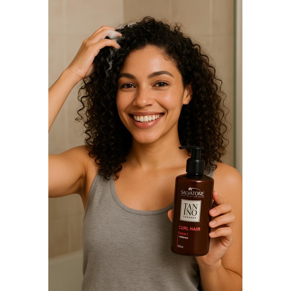 Salvatore Tanino Therapy Krullend Haar Shampoo Stap 1 - 300ml