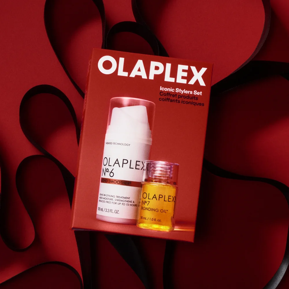 OLAPLEX Iconic Stylers Set – Nº·6 Bond Smoother 100 ml + Nº·7 Bonding Oil 30 ml