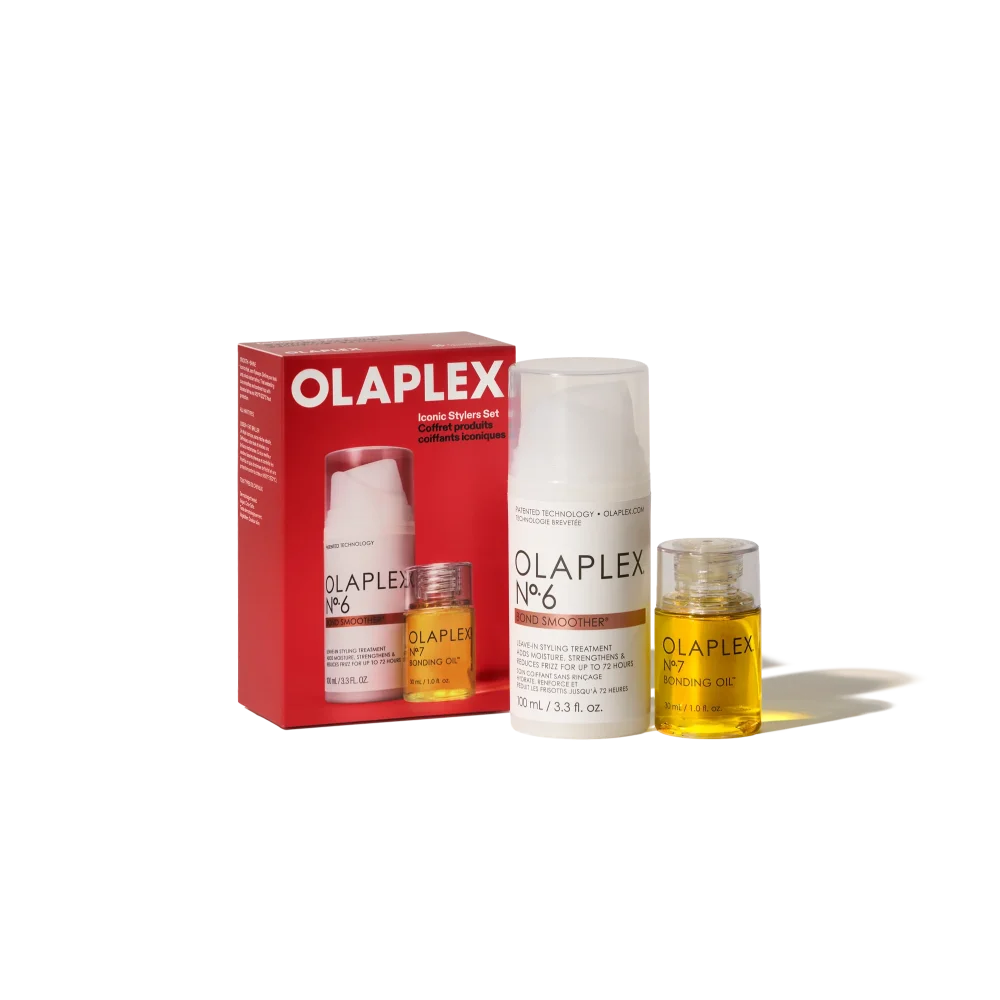 OLAPLEX Iconic Stylers Set – Nº·6 Bond Smoother 100 ml + Nº·7 Bonding Oil 30 ml