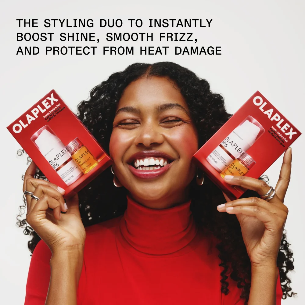 OLAPLEX Iconic Stylers Set – Nº·6 Bond Smoother 100 ml + Nº·7 Bonding Oil 30 ml
