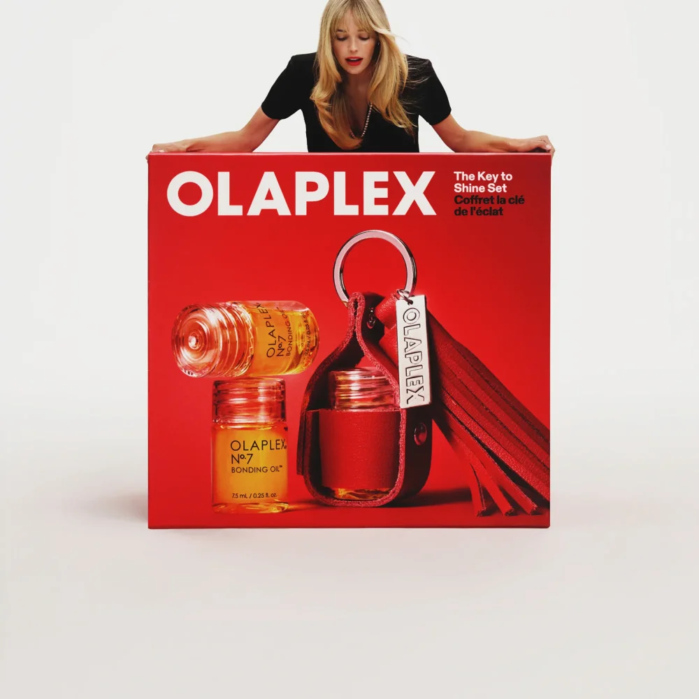 OLAPLEX The Key to Shine Set – 3×Nº·7 Bonding Oil 7.5 ml + sleutelhanger