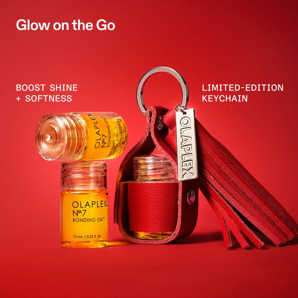 OLAPLEX The Key to Shine Set – 3×Nº·7 Bonding Oil 7.5 ml + sleutelhanger