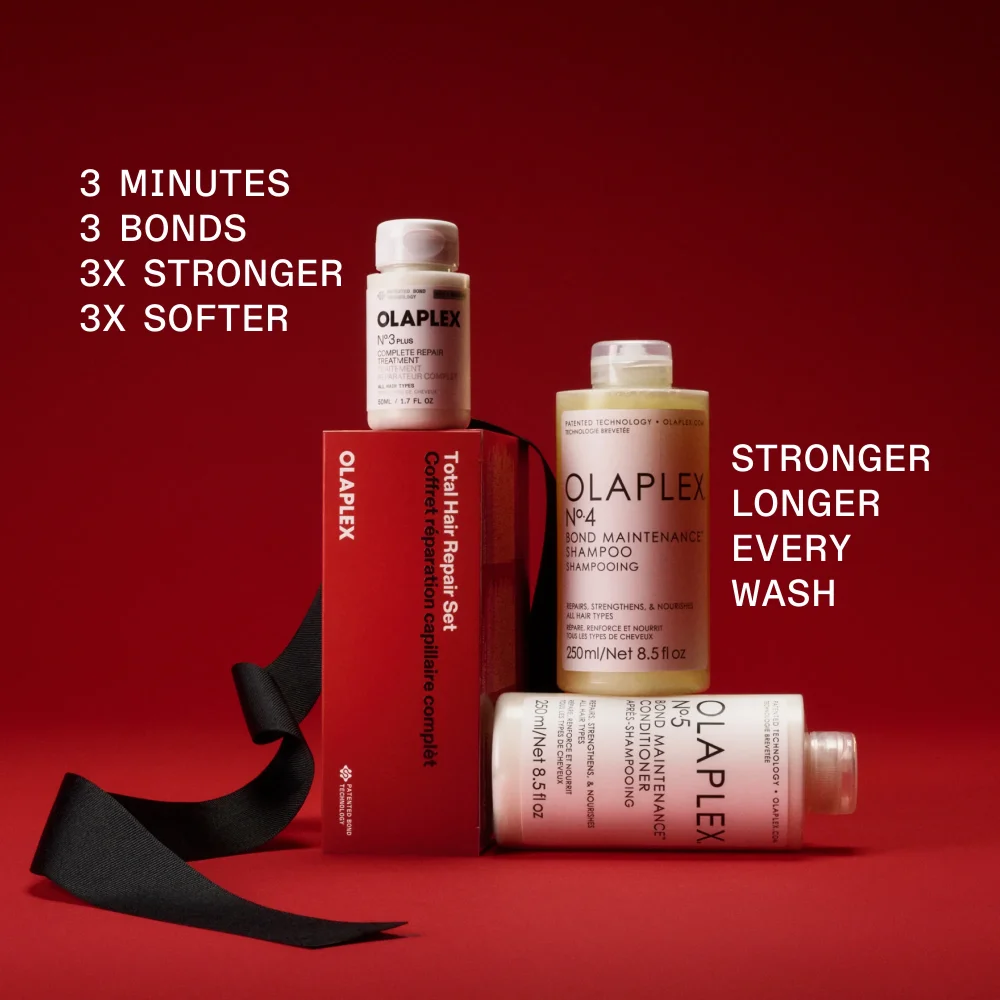 OLAPLEX Total Hair Repair Set – Nº·3PLUS 50 ml + Nº·4 en Nº·5 250 ml