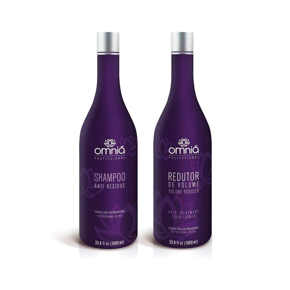 Omnia Professional Classic Keratin Treatment Kit - Brazilian Smoothing System - 2×1000ml