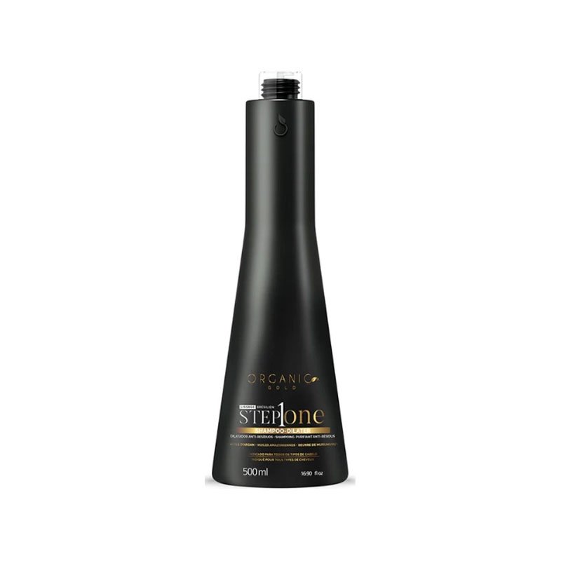Organic Gold Step 1 – Purifying Shampoo & Cuticle Dilator - 500 ml
