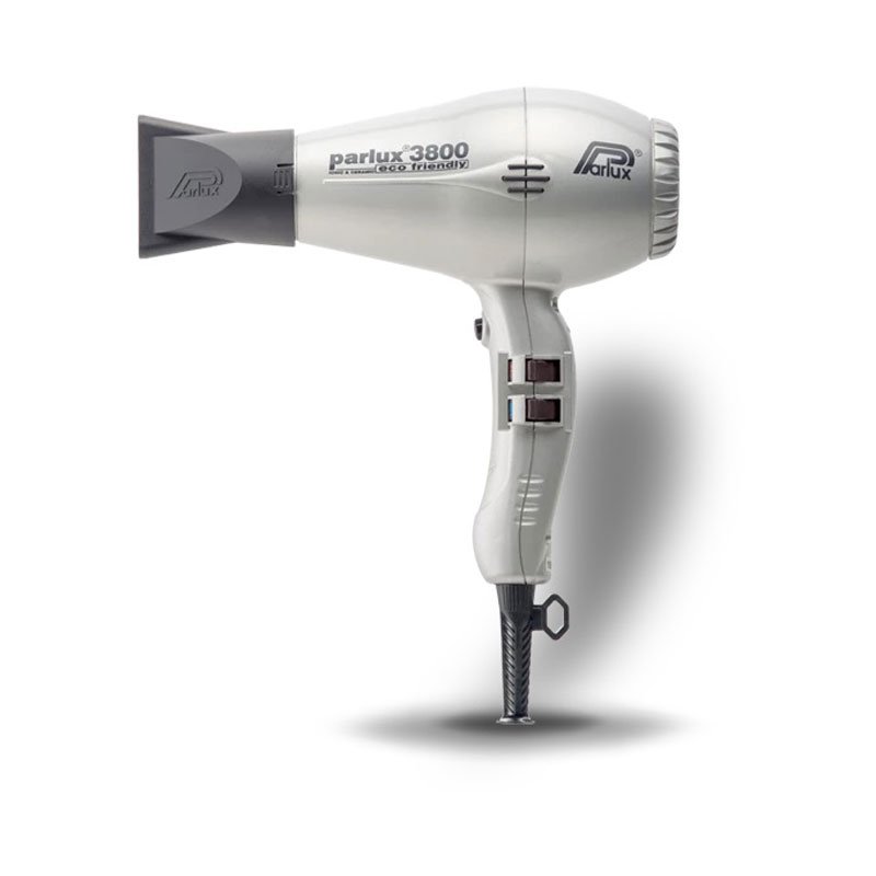 Parlux 3800 Eco-Friendly Ionic & Ceramic Hair Dryer Silver
