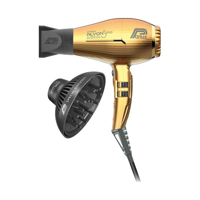 Parlux Alyon Hair Dryer + MagicSence Diffuser Gold