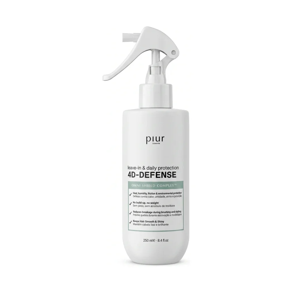 Piur London 4D-DEFENSE 250 ml - leave-in spray voor bescherming tegen hitte, vochtigheid en wrijving