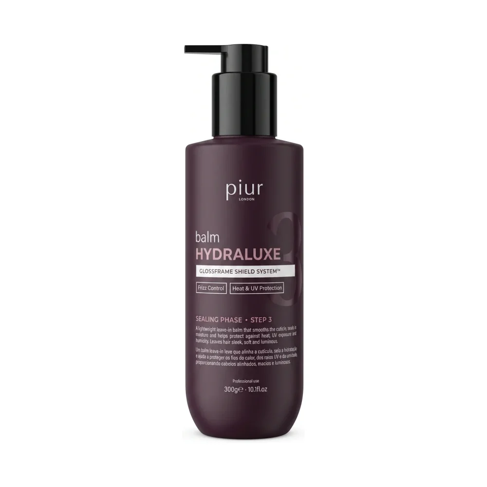 Piur London Hydraluxe Balm 300 g - verzegelende leave-in balm met bescherming tegen hitte en uv