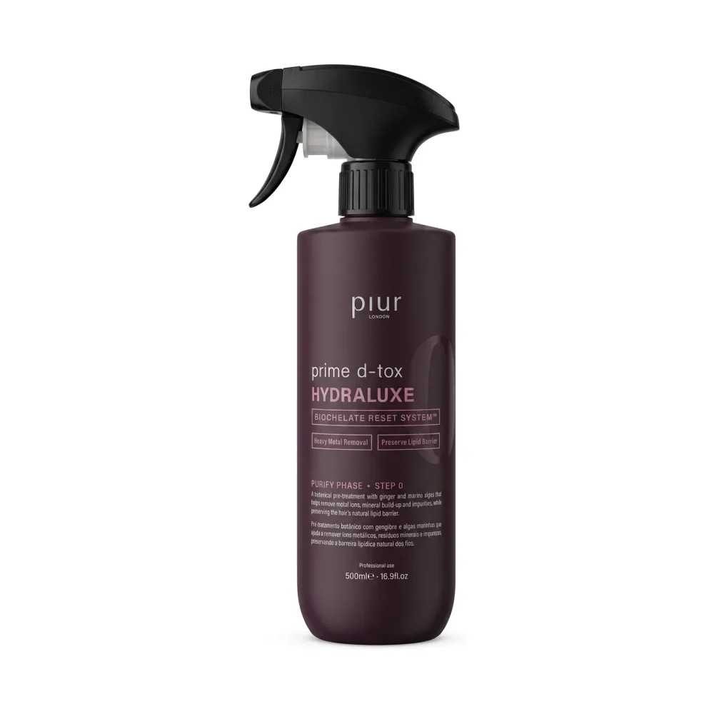 Piur London Prime D-Tox 500 ml - chelerende voorbehandeling die het Hydraluxe-protocol opent