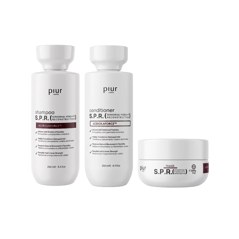 Piur London S.P.R. Home Care Protocol - S.P.R. Shampoo 250ml + S.P.R. Conditioner 250ml + S.P.R. Mask 200g