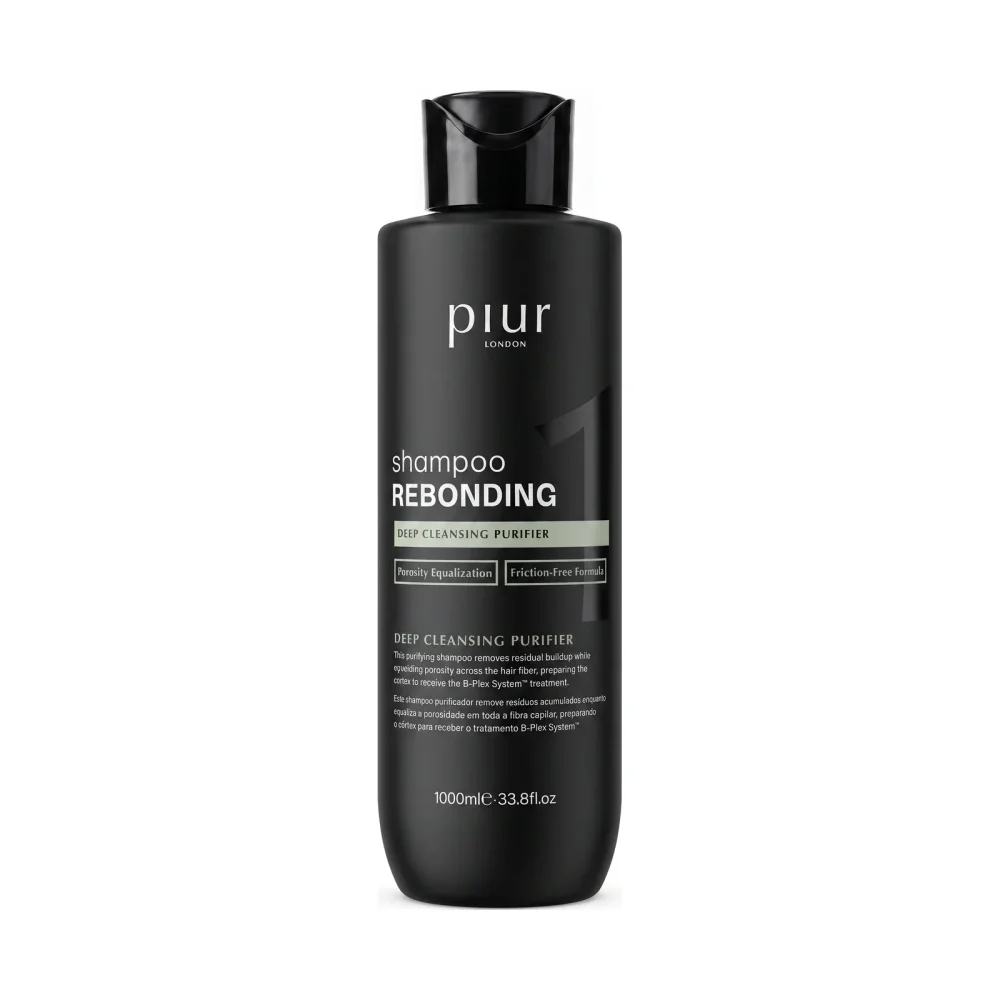 Piur London Rebonding Shampoo 1000 ml - formaldehydevrije voorbereidende wasbeurt vóór Keraplex
