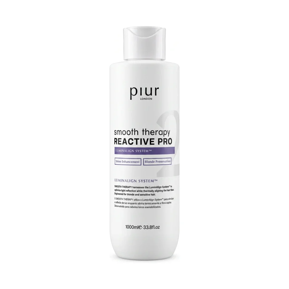 Piur London Reactive Pro Smooth Therapy 1000 ml - formaldehydevrije gladmaakbehandeling op glyoxylzuur voor blond haar