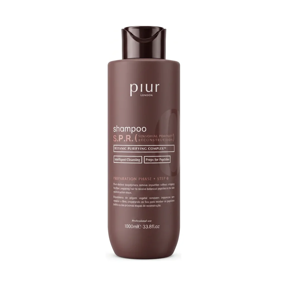 Piur London S.P.R. Shampoo 1000 ml - voorbereidende wasbeurt van het S.P.R.-opbouwprotocol