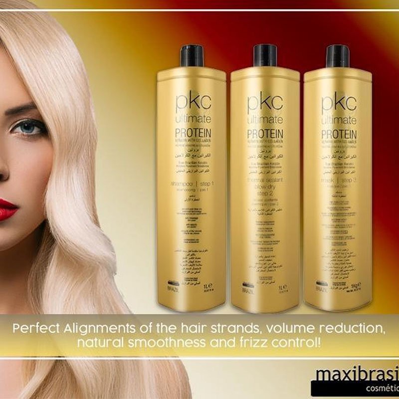 Maxibrasil PKC Ultimate Protein Keratine met Collageen Set 3x1000ml