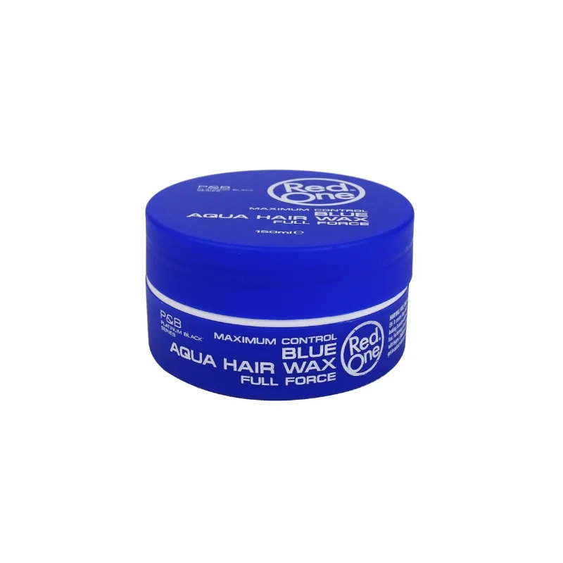 Red One Aqua Hair Wax Full Force – Strong Hold - Blue (150ml)