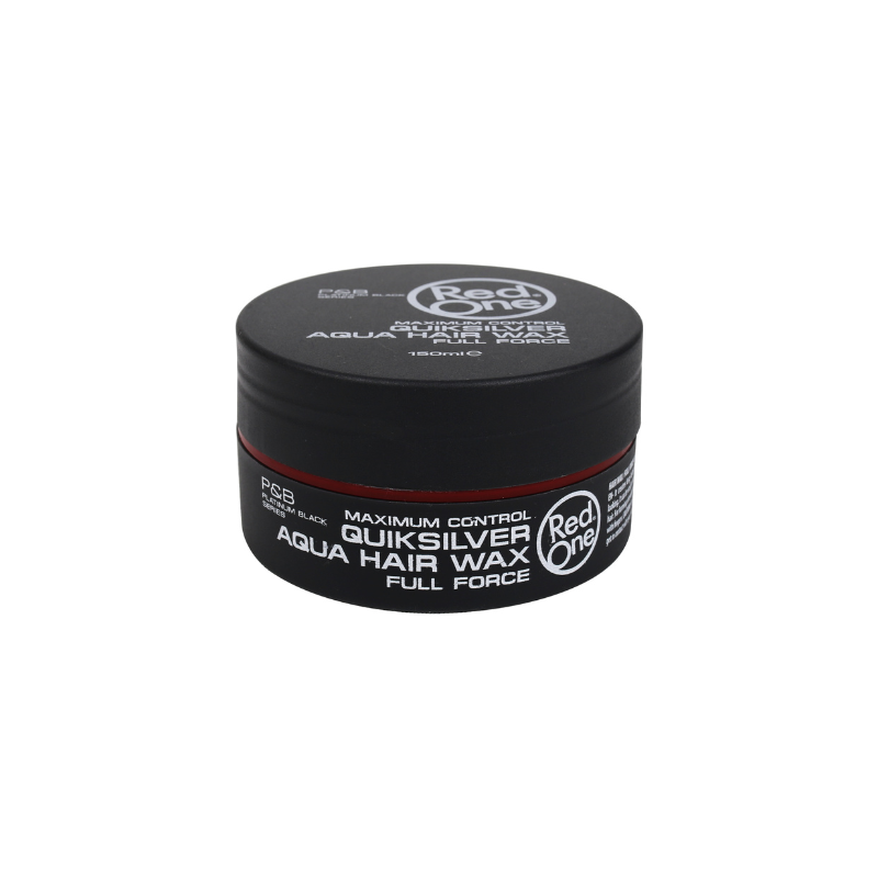 Red One Aqua Hair Wax Full Force – Strong Hold - Silver (150ml)