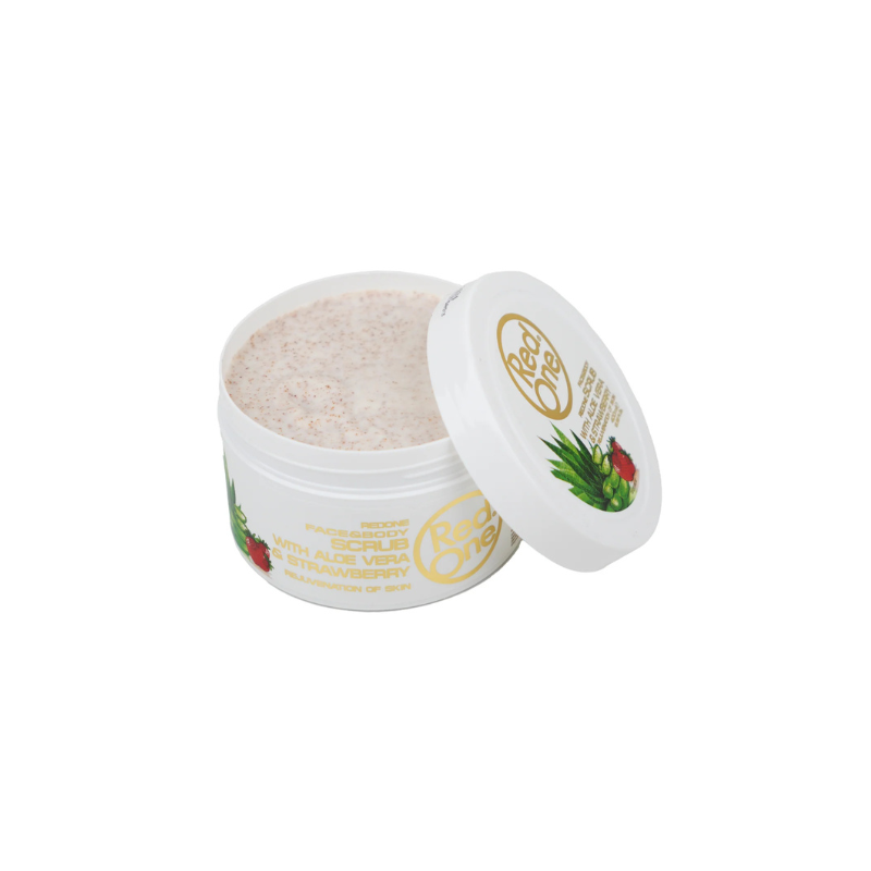 RedOne Face & Body Scrub - Aloe Vera & Fraise 400ml