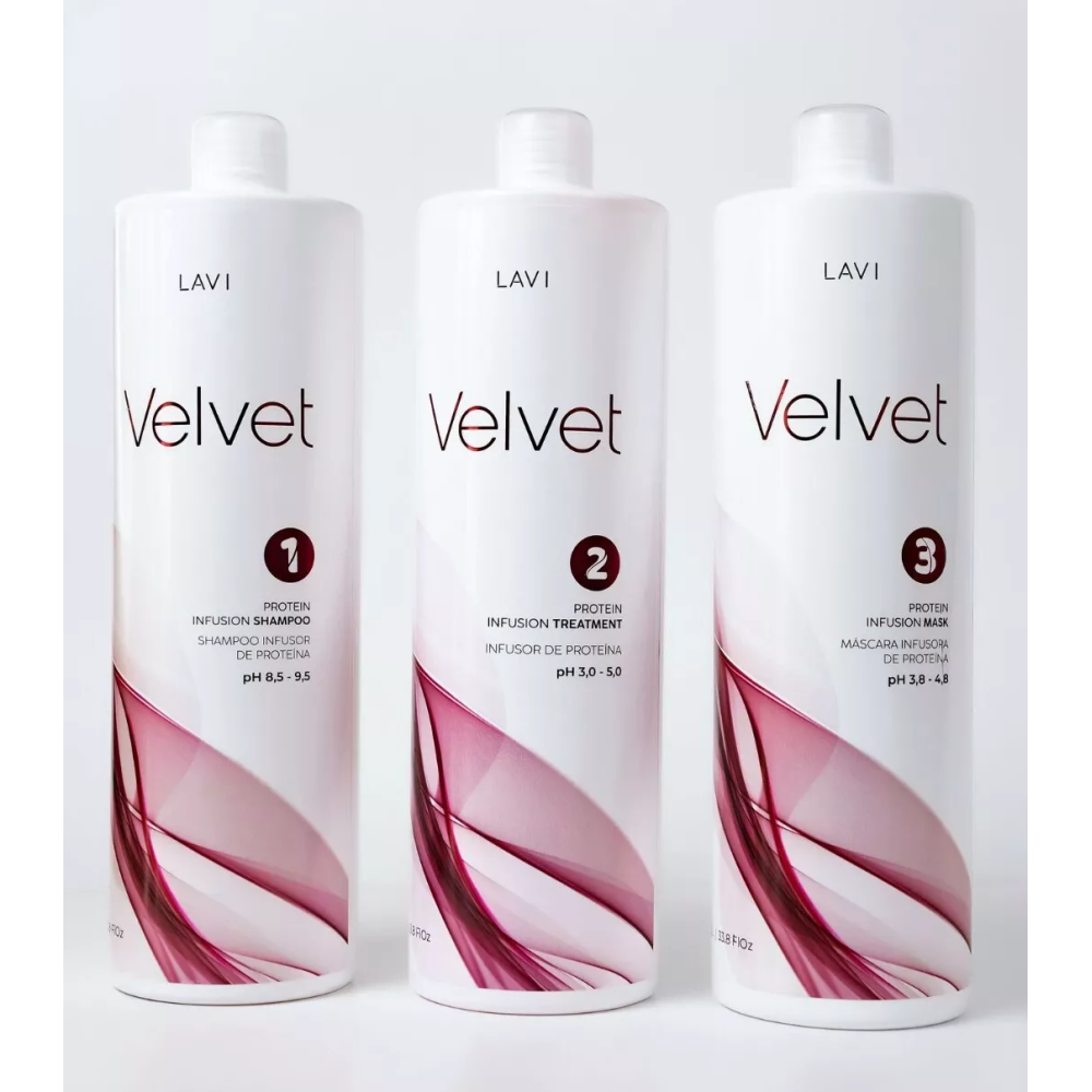 Lavi Velvet Proteïne Behandeling kit 3x1000ml