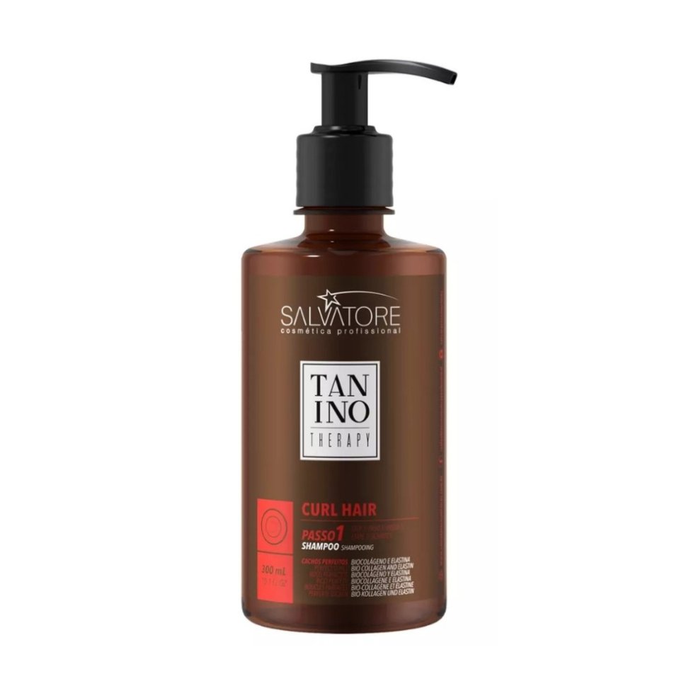 Salvatore Tanino Therapy Krullend Haar Shampoo Stap 1 - 300ml