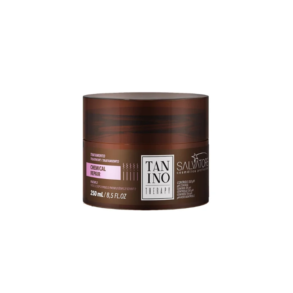 Étape 2 - Masque soin cheveux colorés ou décolorés 250ml - Salvatore Tanino Therapy