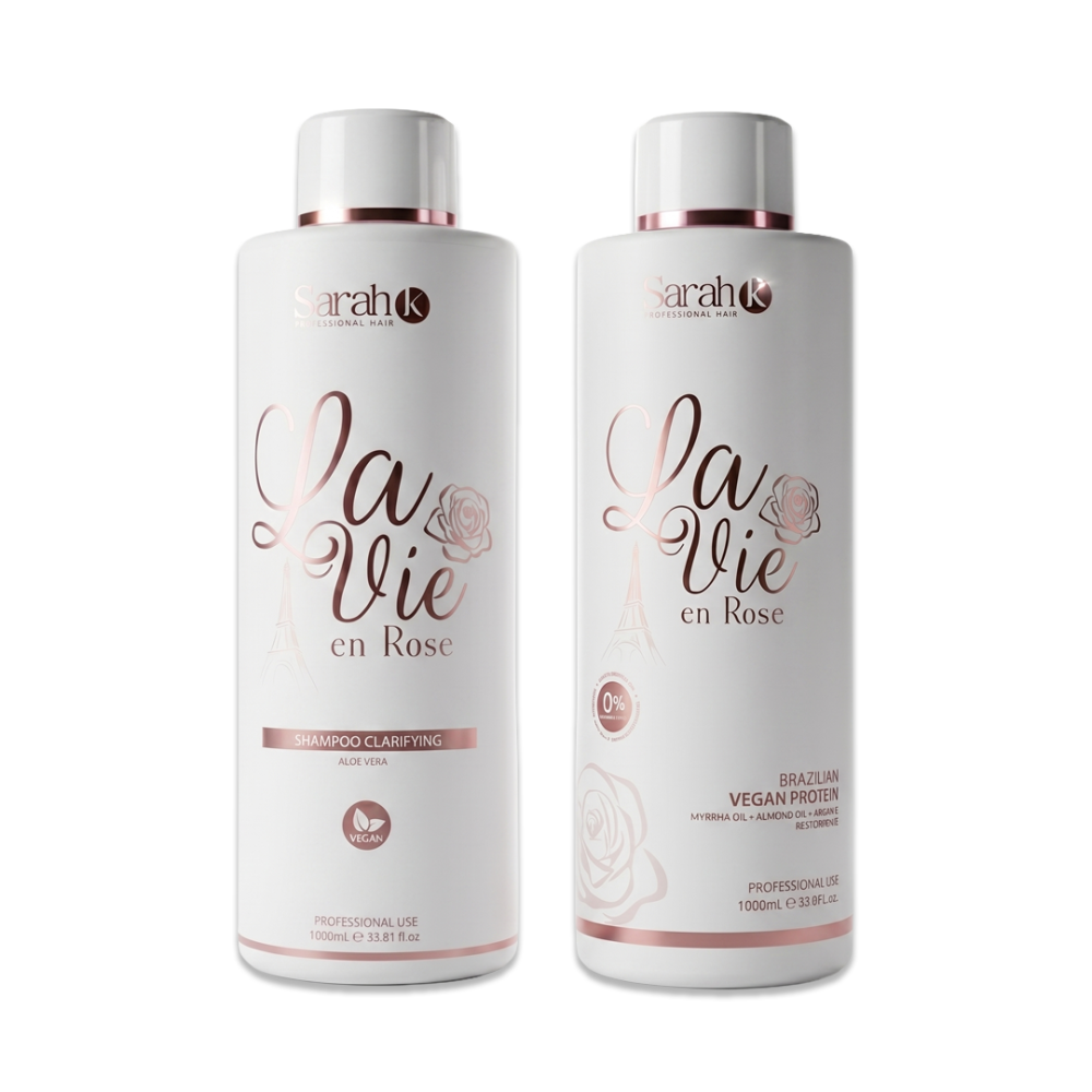 Sarah K La Vie en Rose Braziliaanse Vegan Proteïne Behandeling Kit - 2x1000ml