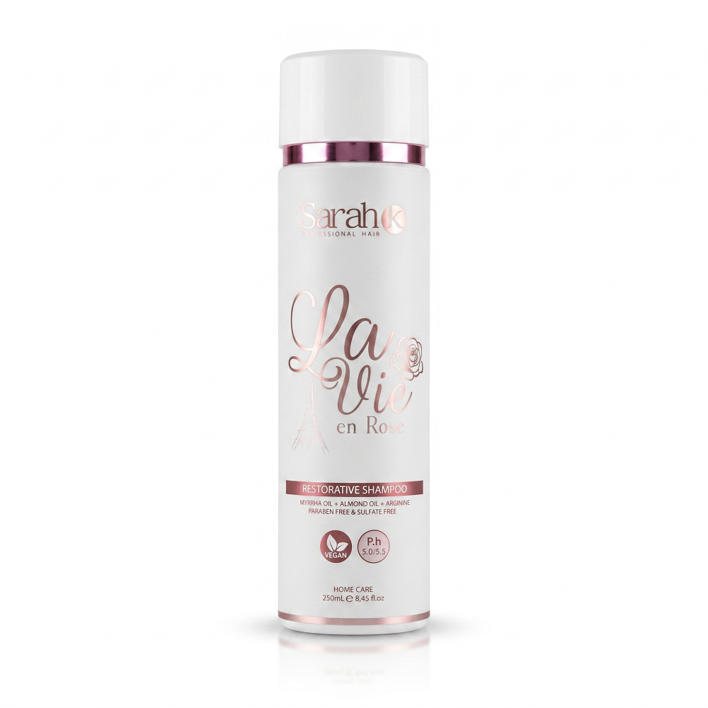 Sarah K Professional Hair La Vie en Rose Herstellende Shampoo - Sulfaatvrij - 250ml