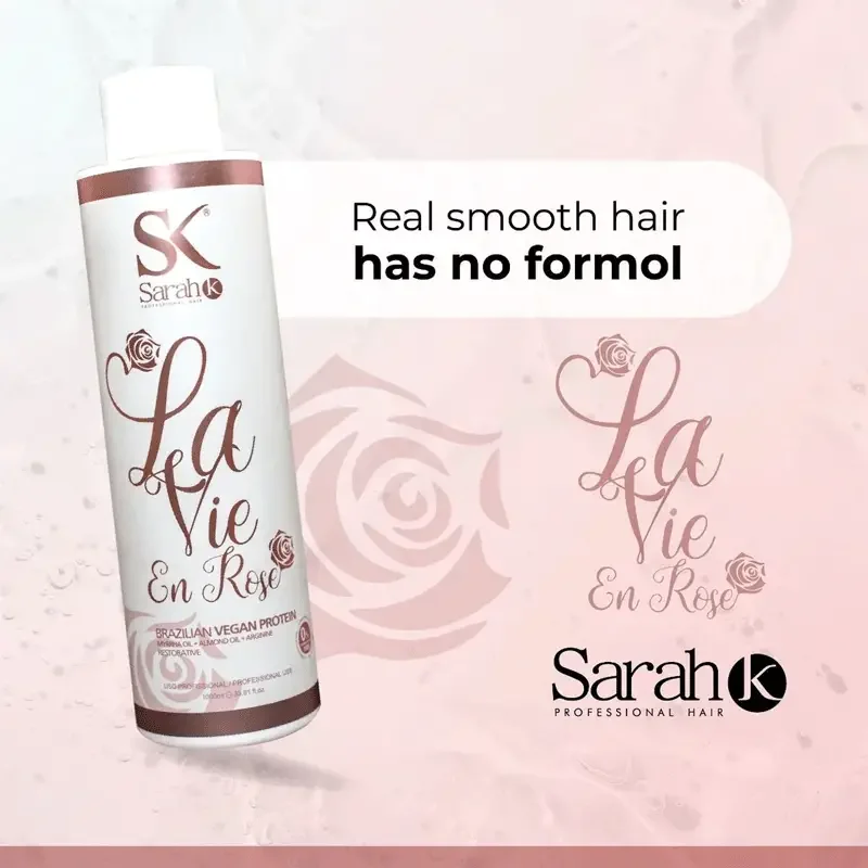 Sarah K Professional Hair La Vie en Rose Brazilian Vegan Protein 1L
