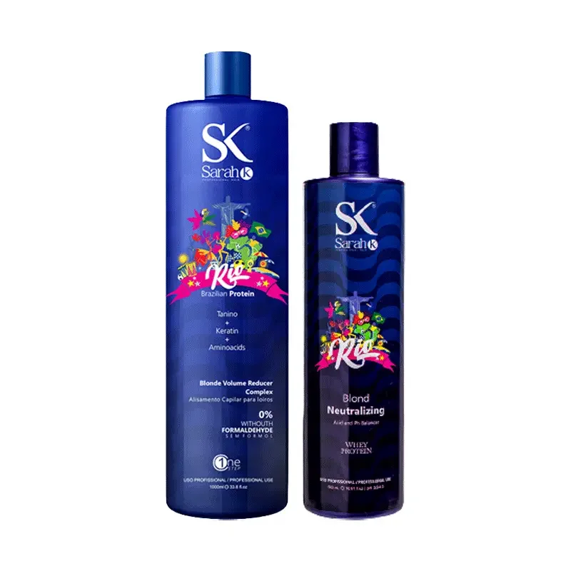 Kit de traitement protéiné SarahK Professional Hair Rio Tanino 1500ml