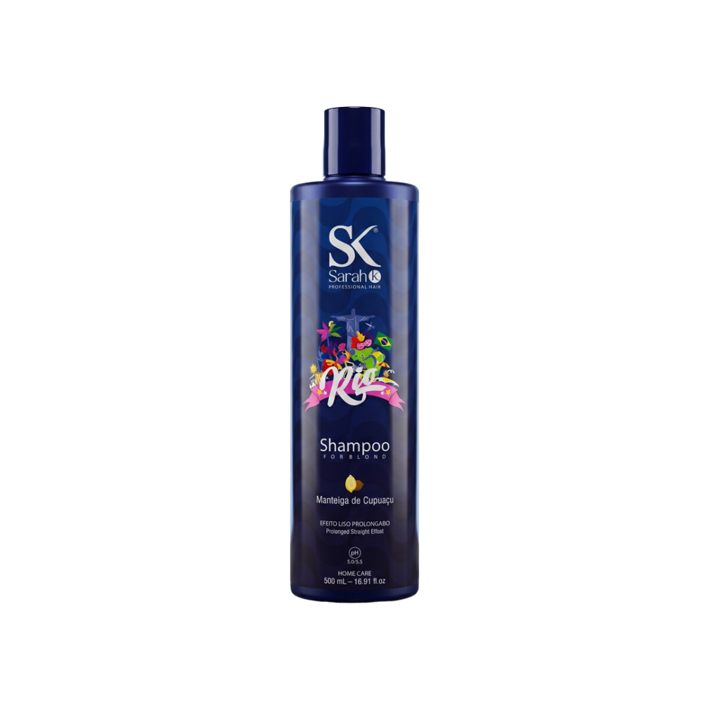 Sarah K Professional Hair Rio Sulfatfreies Shampoo für blondes Haar - Cupuaçubutter - 500ml