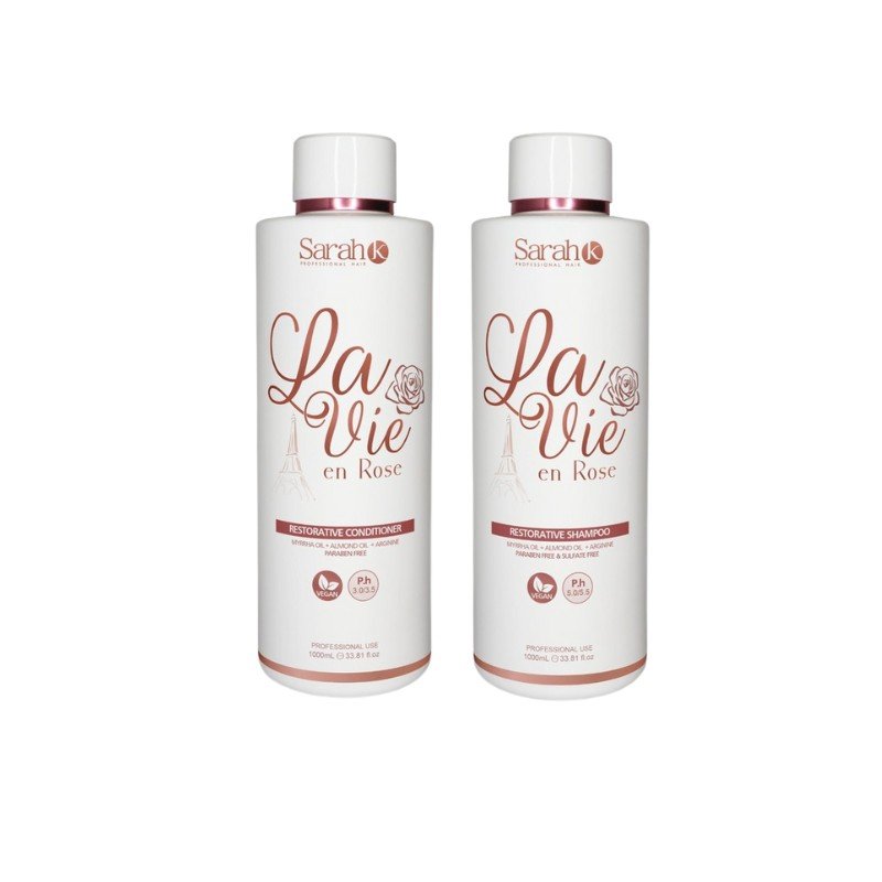 Sarah K Professional Hair La Vie en Rose Ristorative Shampoo & Conditioner
