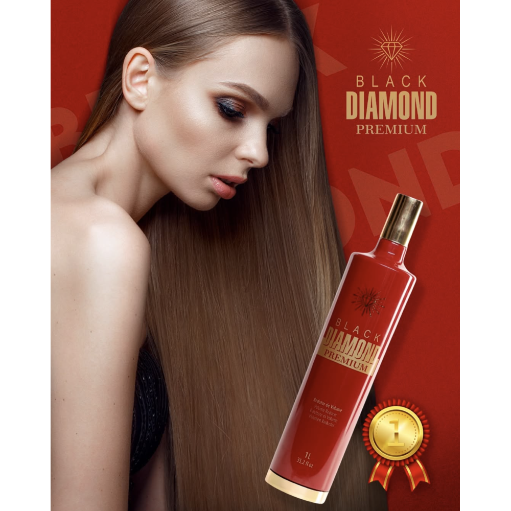 Mutamba Black Diamond Premium - Formaldehydevrij Proteïne Gladmakende Behandeling - 1000ml