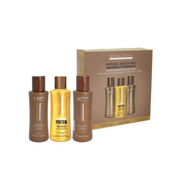 Cadiveu Brasil Cacau Smoothing Protein Kit - Reisformaat 3x110ml