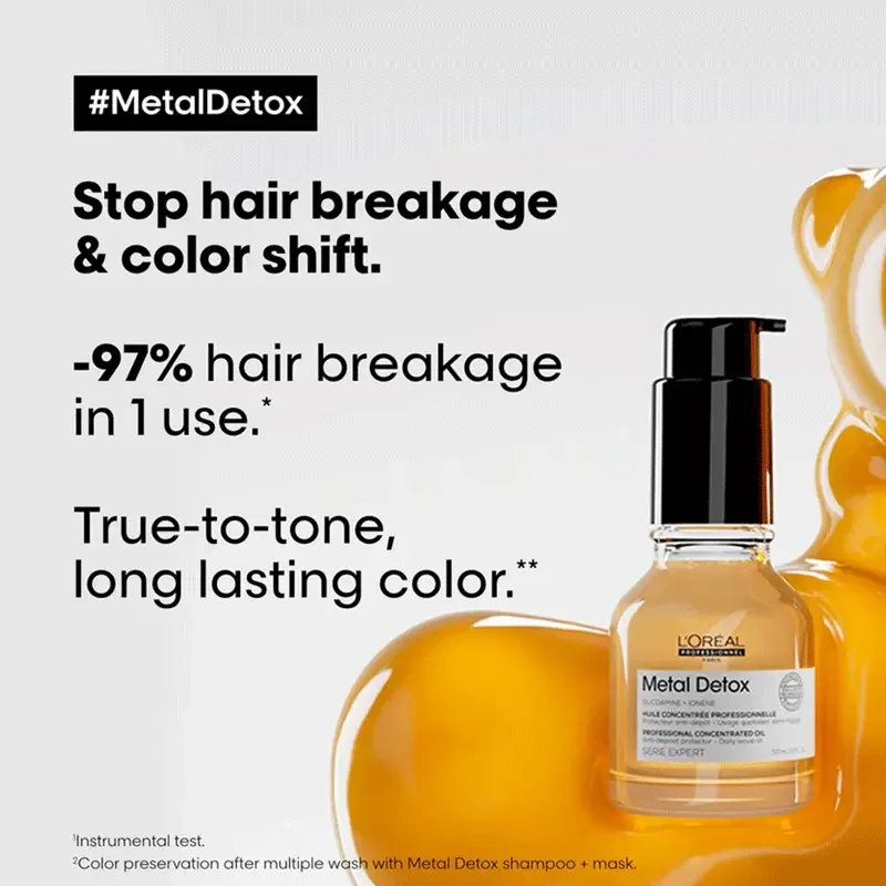 L'Oréal Serie Expert Metal Detox Geconcentreerde Olie 50ml