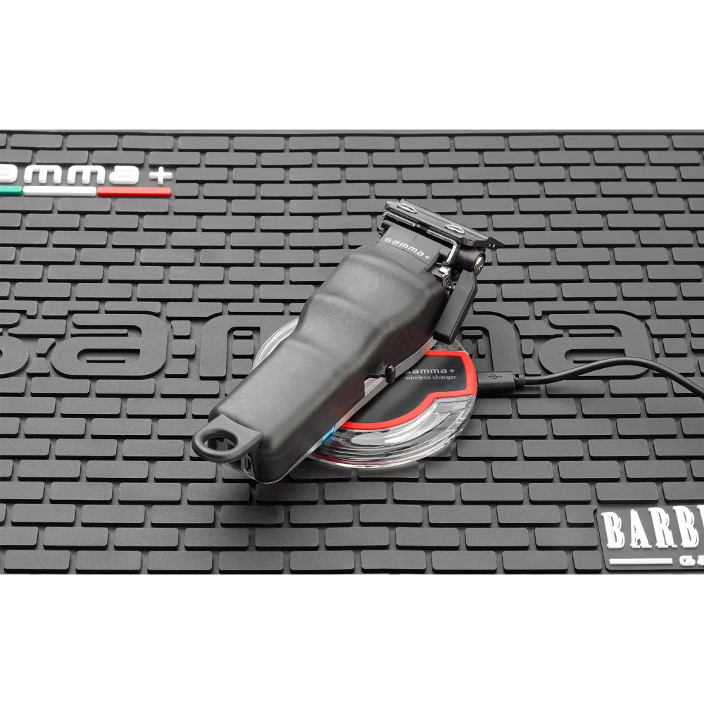 Gamma+ Barber Mat - Tapis de station et organiseur PVC antiderapant professionnel, 45 x 32 cm