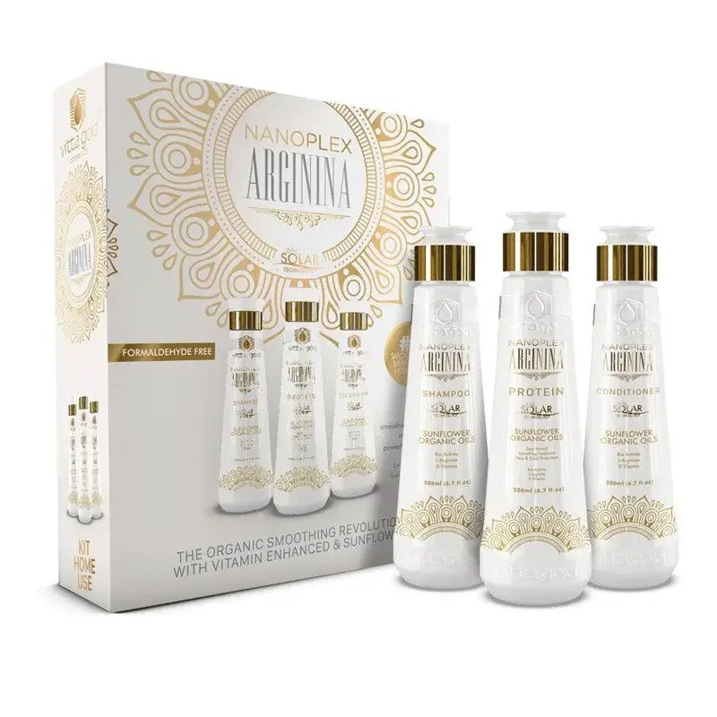 Kit de Traitement Protéines Vitta Gold Nanoplex Arginina Solar 2x300ml