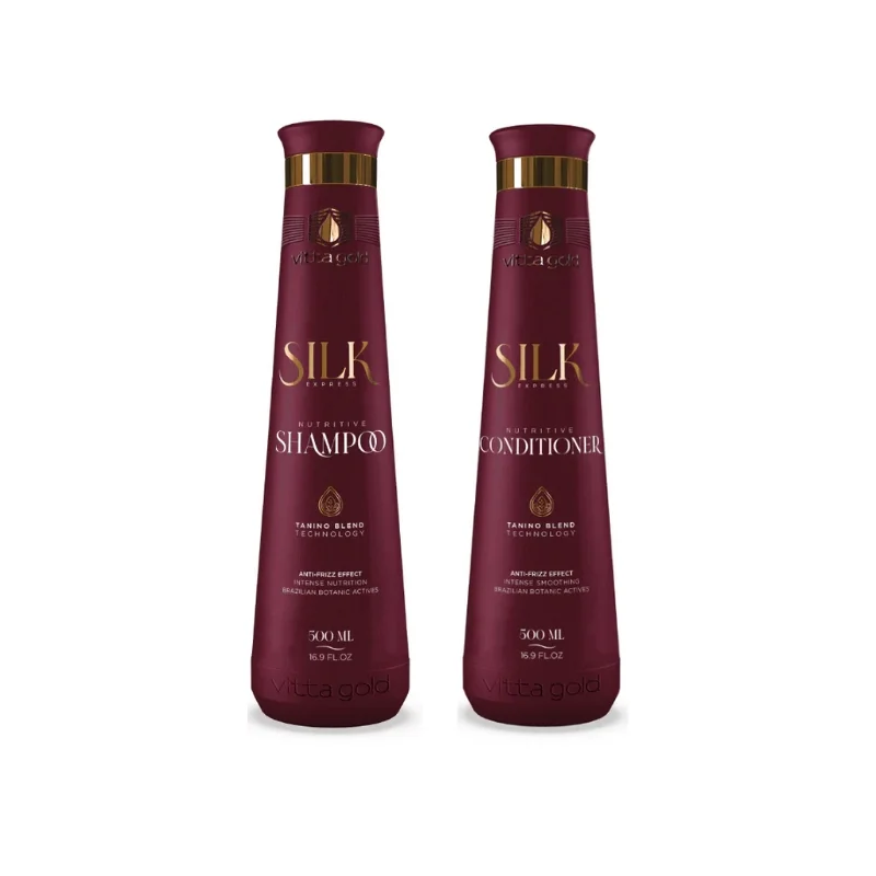 Vitta Gold Silk Express™ Tanino Shampooing & Après-Shampooing Duo – 2x500 ml