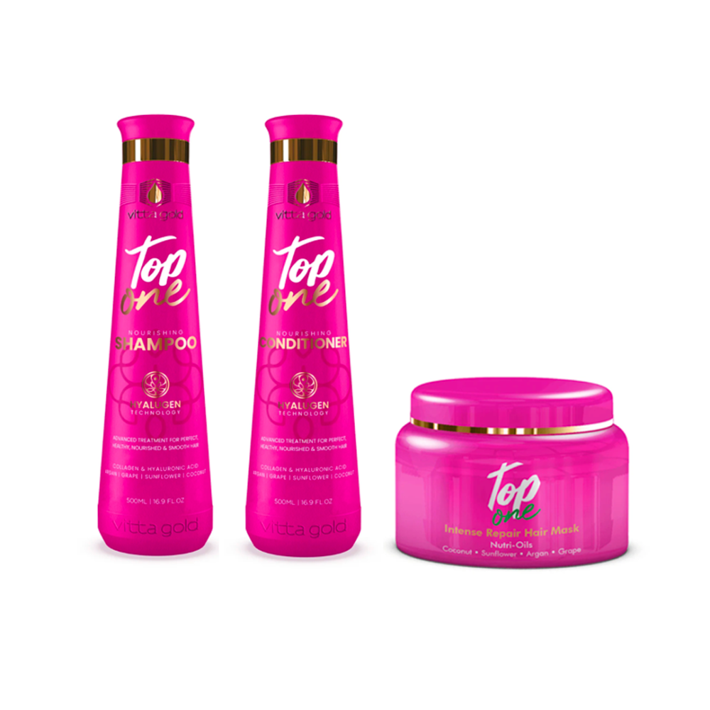 Vitta Gold Top One Hyalugen Complete Thuisverzorgingsset - 3x500 ml