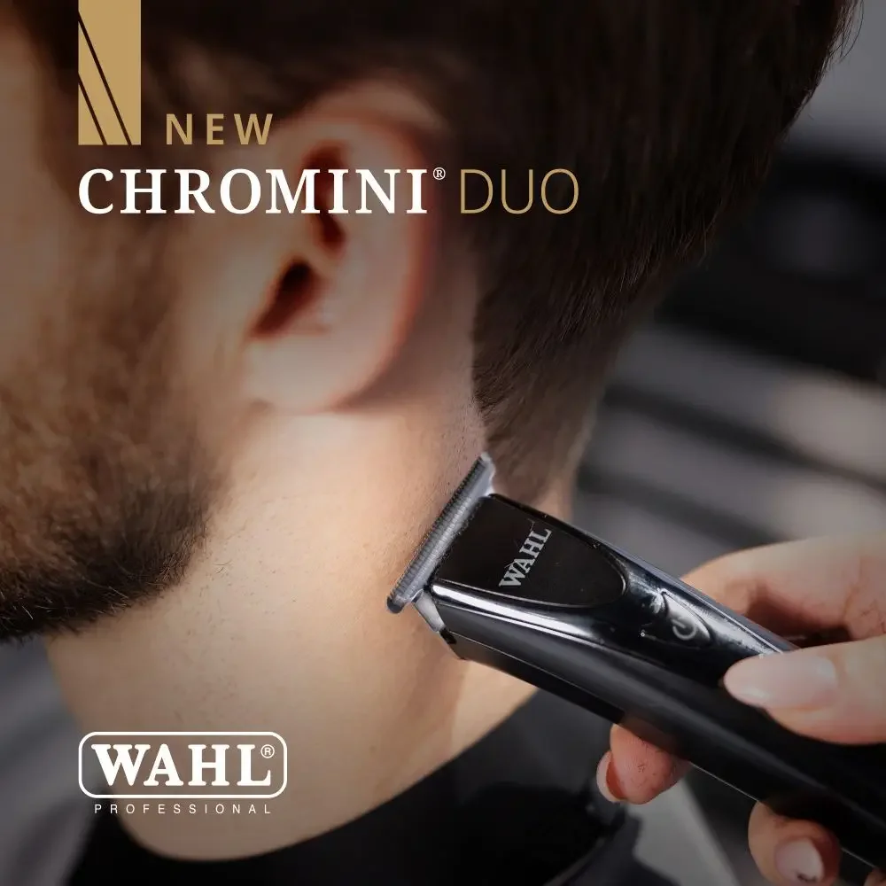 Wahl Professional Chromini Duo - Snoerloze trimmer met T-Blade en U-Blade