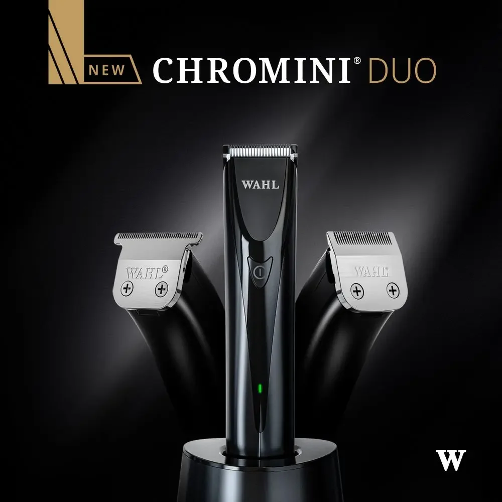 Wahl Professional Chromini Duo - Snoerloze trimmer met T-Blade en U-Blade