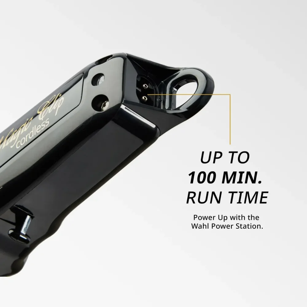 Wahl Magic Clip Cordless Zwart - 5-Star Snoer/Snoerloze Tondeuse met Stagger-Tooth-snijmes