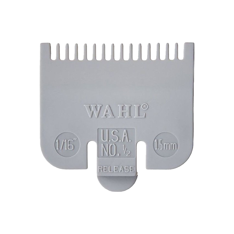Wahl Attachment Comb No. 1/2 Plastic Gray 1.5mm