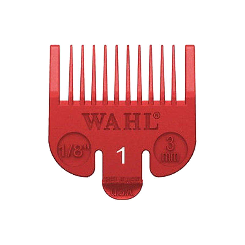 Wahl Attachment Comb No. 1 Plastic Red 3mm