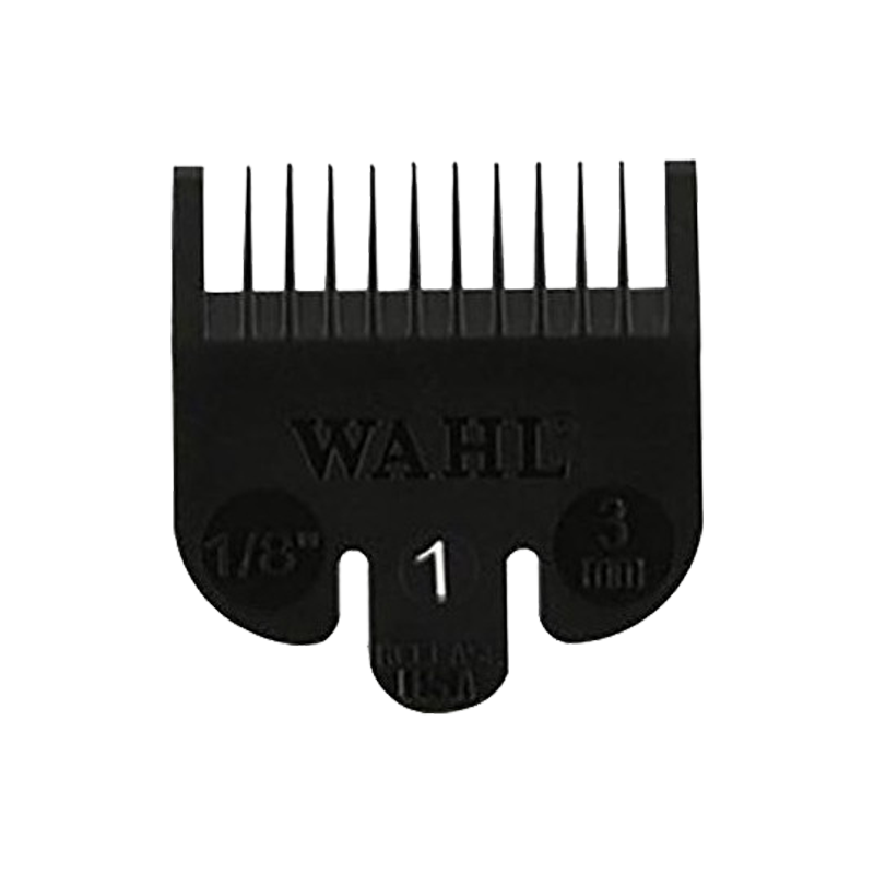 Wahl Attachment Comb No. 1 Plastic Black 3mm