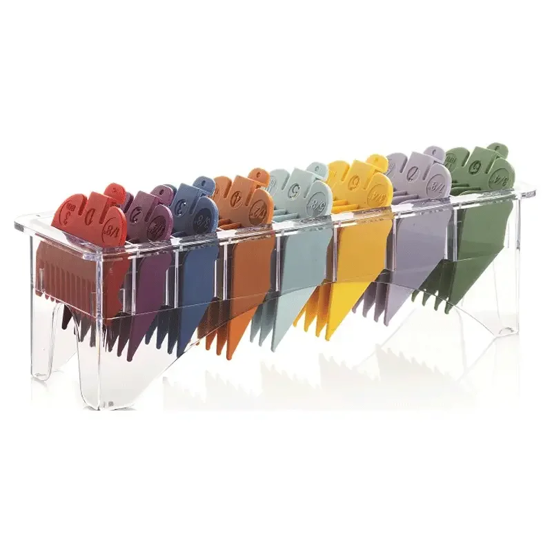 Wahl Opzetkammen Plastic Gekleurd 1-8