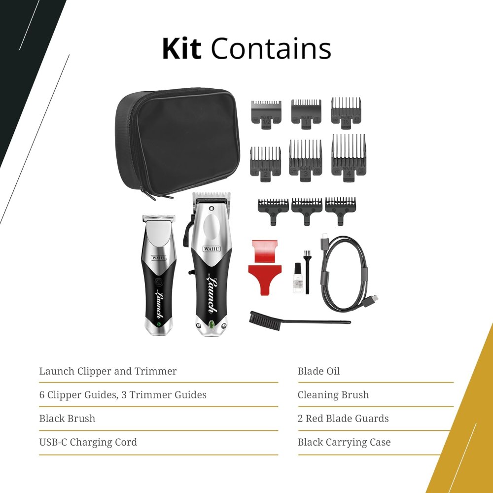 WAHL Professional Launch Combo – Draadloze Tondeuse en Trimmer