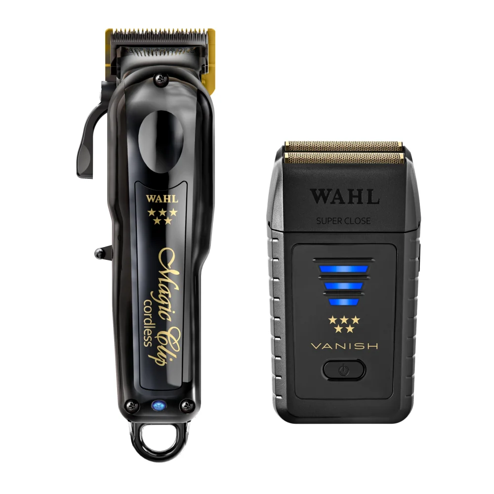 Wahl Set Magic Clip Zwart + Vanish Shaver - fade zetten en afwerken