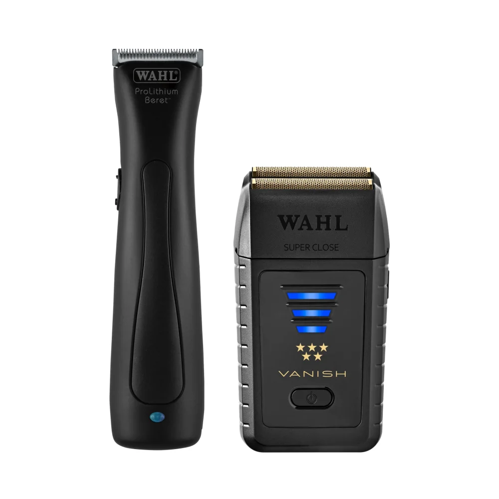 Wahl Set stealth Beret + Vanish Shaver - slanke trimmer met afneembaar mes