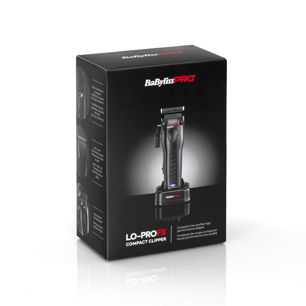 BaBylissPRO Compact LO-PROFX FX820E Draadloze Tondeuse - Zwart