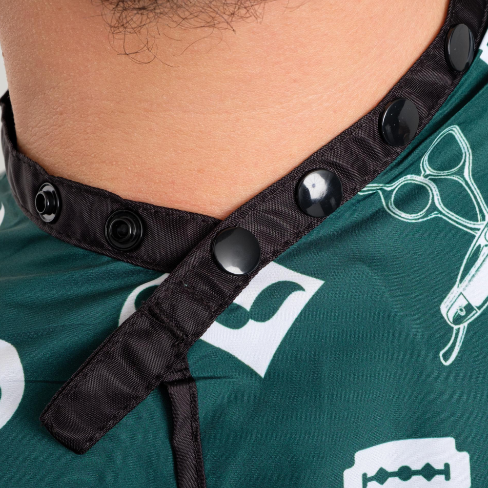 XanitaliaPro - The Barber Professional - Chester Green XL Plus Size Knipcape - 128x150 cm